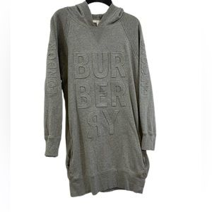 Grey Long sleeve kids Burberry dress